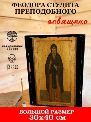 Феодор Студит, преподобный — современное · вариант 2 исполнение — фото 7