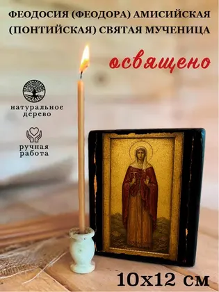Феодосия (Феодора) Амисийская (Понтийская) святая мученица — фото 3