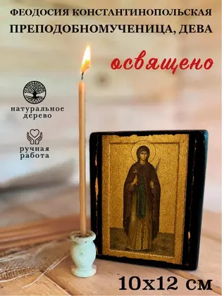 Феодосия Константинопольская преподобномученица, дева — фото 3