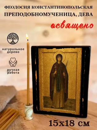 Феодосия Константинопольская преподобномученица, дева — фото 5