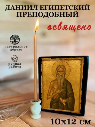 Даниил (в схиме Стефан) Нивертский, Египетский преподобный — современное · вариант 2 исполнение — фото 3