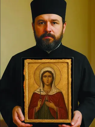 Святые Пузовские (Суворовские) мученицы Евдокия (Шикова), Дария (Тимолина), Дария (Сиушинская) и Мария — современное · вариант 3 исполнение — фото 6