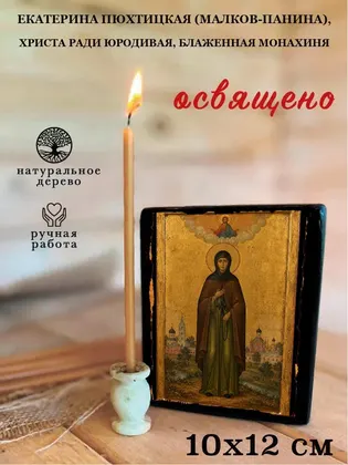 Екатерина Пюхтицкая (Малков-Панина), Христа ради юродивая, блаженная монахиня — фото 3