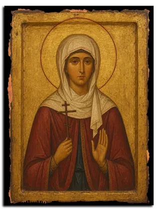 Елизавета (Елисавета) Тимохина Святая Мученица — икона на дереве