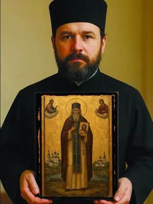 Максим Тотемский, Христа ради юродивый, пресвитер — современное · вариант 2 исполнение — фото 6