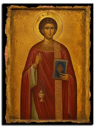 Марк Римский диакон священномученик — икона на дереве