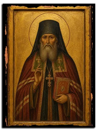 Сергий Сребрянский, преподобноисповедник — современное · вариант 2 исполнение — фото 1