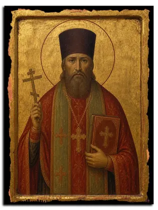 Феодор (Смирнов) Пензенский священномученик — икона на дереве