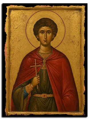 Феодор Гаврас мученик — икона на дереве