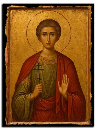 Алексий Скоробогатов мученик — икона на дереве