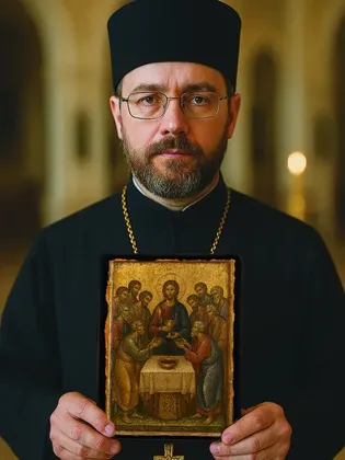 Преподание вина апостолам (Причащение вином) — фото 4