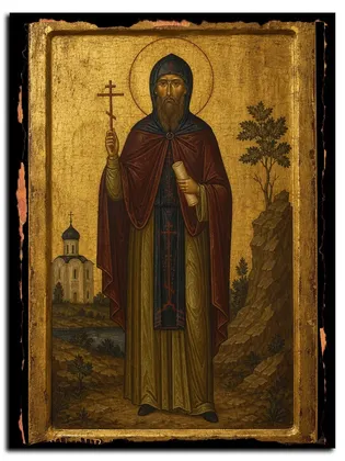 Авраамий Болгарский, Владимирский мученик — икона на дереве