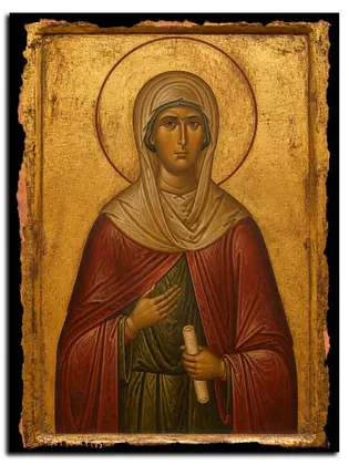 Анны Праведной — икона на дереве