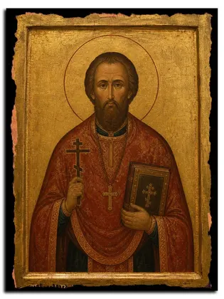 Афанасий Докукин священномученик — икона на дереве