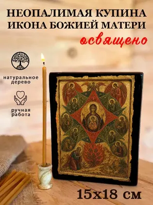 Божия Матерь Неопалимая Купина — классическое исполнение — фото 5