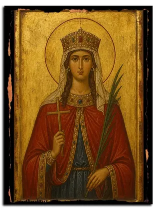 Виктор Никомидийский, мученик — икона на дереве