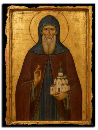 Дионисий Валаамский — икона на дереве