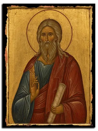 Захария, пророк — икона на дереве
