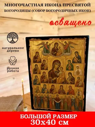 Многочастная Икона Пресвятой Богородицы (Собор Богородичных икон) — фото 7