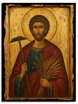 Александр Пергийский (Памфилийский), земледелец мученик — современное исполнение — фото 1