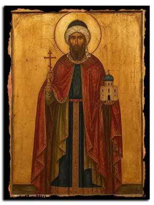 Алексий Бортсурманский — икона на дереве