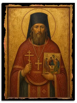 Арсений Троицкий, священномученик — икона на дереве