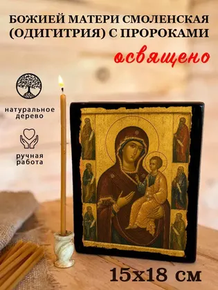Божией Матери Смоленская (Одигитрия) с пророками — фото 5
