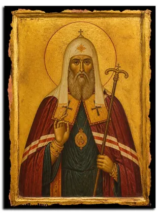 Владимир митрополит киевский — икона на дереве
