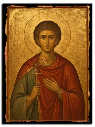 Иоанн Ковшаров, мученик — икона на дереве