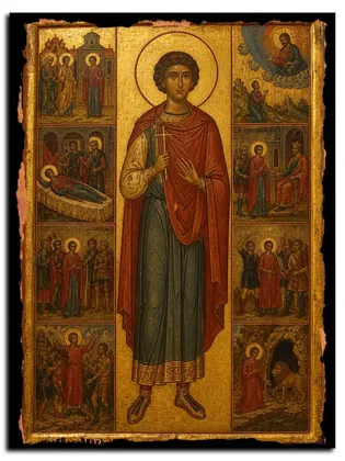 Максимилиан мученик в житии — икона на дереве
