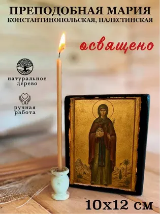 Преподобная Мария Константинопольская, Палестинская — фото 3