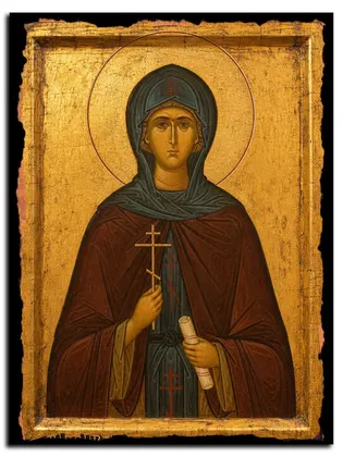 Аполлинария (Полина) Египетская Святая преподобная — современное · вариант 2 исполнение — фото 1