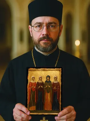 Святые Пузовские (Суворовские) мученицы Евдокия (Шикова), Дария (Тимолина), Дария (Сиушинская) и Мария — современное исполнение — фото 4