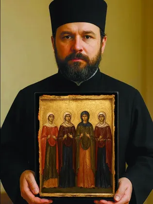 Святые Пузовские (Суворовские) мученицы Евдокия (Шикова), Дария (Тимолина), Дария (Сиушинская) и Мария — современное исполнение — фото 6