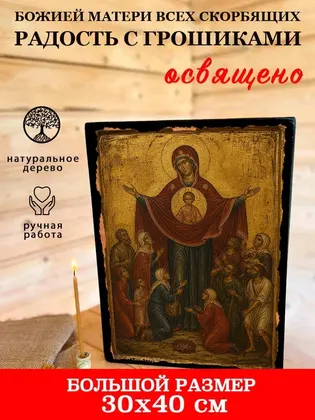 Божией Матери Всех скорбящих радость с грошиками — фото 7