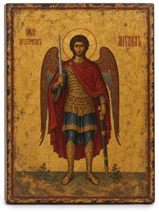Архангел Михаил — состаренное исполнение