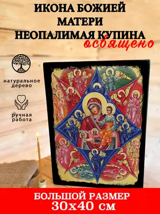 Божия Матерь Неопалимая Купина — современное исполнение — фото 5