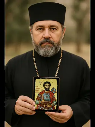 Иоанна Воина — икона на дереве